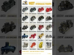 Praktis Pompa utama hidraulik untuk bagian excavator pas