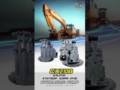 Kasus CX210B KRJ17131 pompa utama excavator KRJ6199 K3V112DP-XDPR-9Y00 untuk Situs Pertambangan