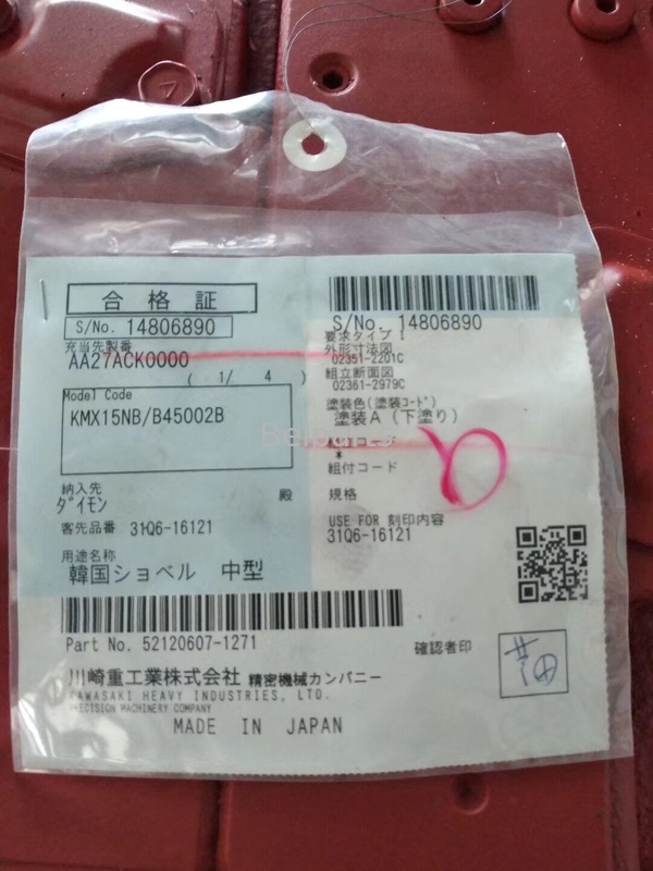 Belparts Excavator R225-9 31Q6-16121 Katup Kontrol Utama Untuk Katup Kontrol Hyundai