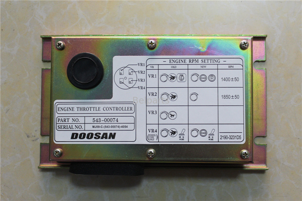 543-00074 Pengontrol Excavator DH130 DH220LC-7 SL130 SL500LC-V Panel Tampilan Assy Cluster