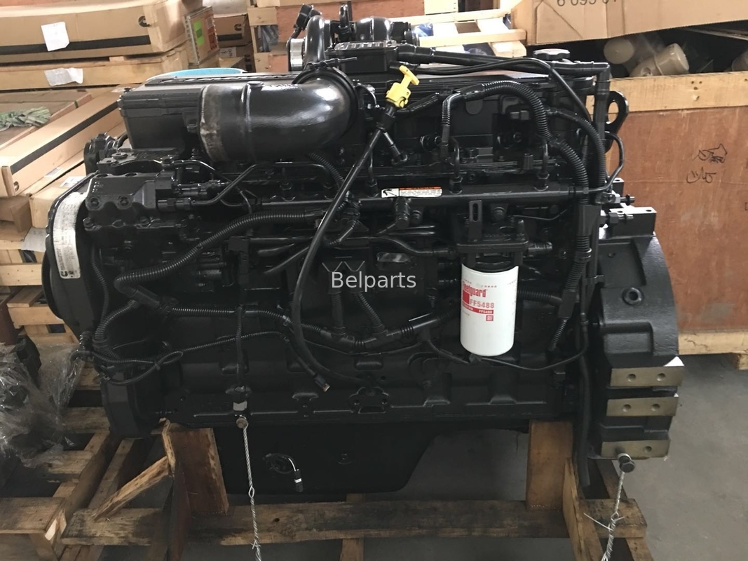 Mesin Diesel Ekskavator Belparts PC300LC-8 SAA6D114E-3 Rakitan Mesin Rekondisi Untuk Komatsu