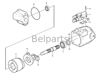 VOE 15043827 Belparts Excavator Electronic Control Valve A35E A40E EW160D L110G MT2000 SD115 Untuk Truk Pengeboran Terpadu
