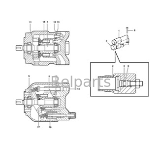 VOE 11708076 Pengendalian Excavator Vavle A35F FS A35F/G A35F/G FS A40F FS A40F/G A40F/G FS Untuk Truk Dump Acculated