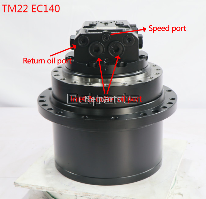 TM22VC GM22VC EC140 Final Drive PC135 PC150 DH135 SK130 SK140-8 Untuk Bagian Excavator