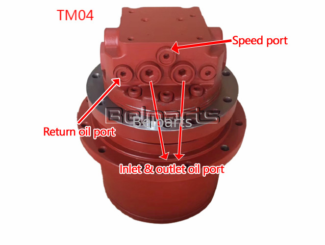 KYB MAG26VP PHV-390-53B EX40 IHI40JX Final Drive Assy Untuk Bagian Excavator TM04