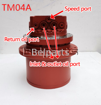 Belparts Final Drive PC40-6 PC30 PC35 PC40-7 Komatsu Excavator Motor Hidraulik Untuk TM04A