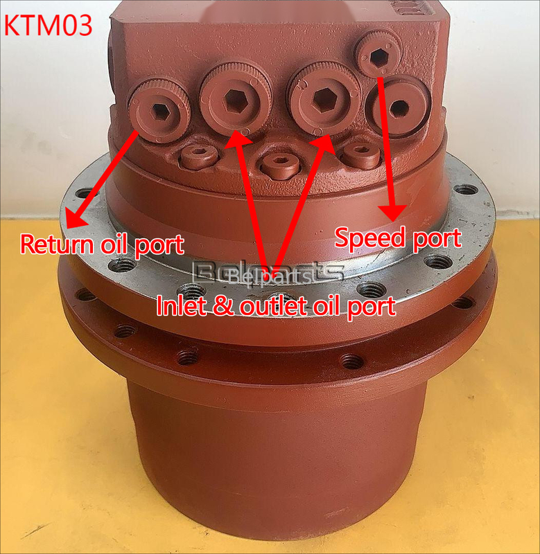 TM03 MAG18VP-220 PHV2B MB0161 Excavator Travel Motor Assembly CX27B CX22B