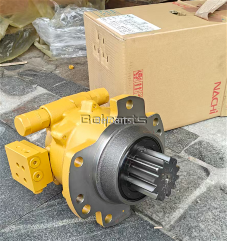 PCR-2B-10A-FP-8584A Nachi Swing Motor Untuk CAT 304 304CR Excavator Part 266-6396 265-8752 Perangkat Motor Putar Hidrolik