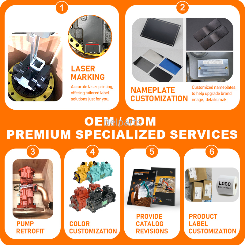 12G 130G 140G 160G Hydraulic pump for Excavator spare parts 6E-1279 6E1279 Axial Piston pump