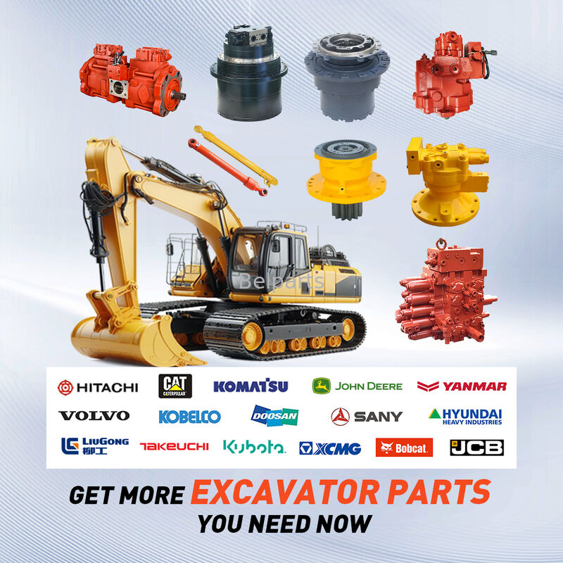 Final Drive EC200D Untuk Suku Cadang Ekskavator VOE14719059 VOE14715510 VOE14713821 Track Travel Motor Dengan Perangkat Peredam Gearbox