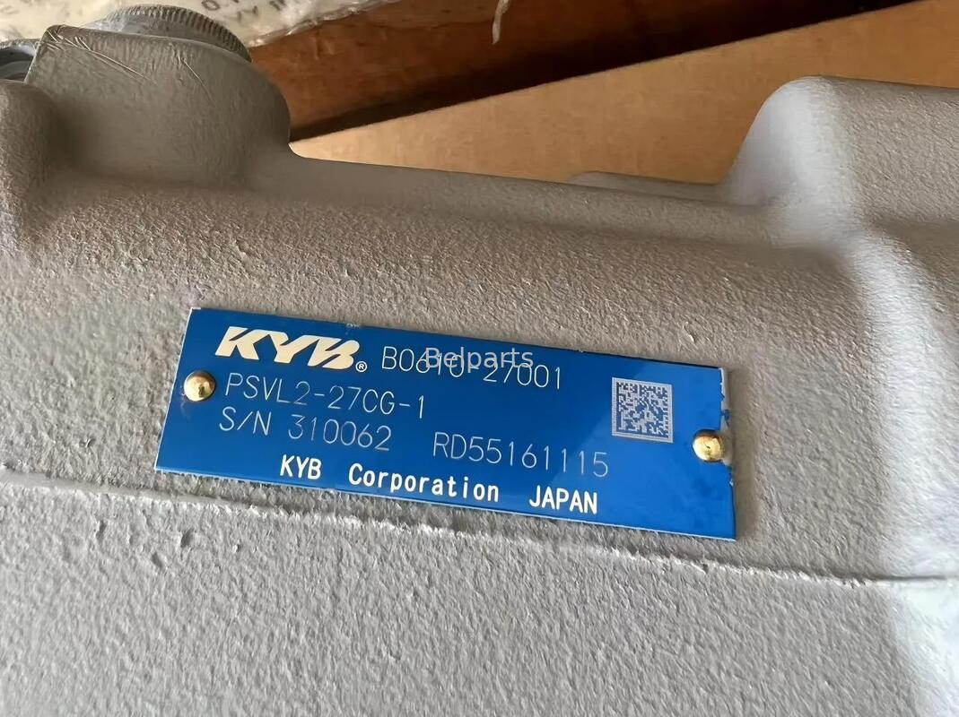 Pompa Hidrolik Kubota U55-4 KX057-4 Suku Cadang Mini Excavator KYB PSVL2-27CG-1 Pompa Piston Utama B0210-27001 RD551-61112 RD551-61115