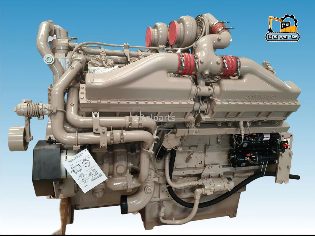 CUMMINSS Diesel Engine Assembly SDA12V159E-2 Untuk KOMATSU PC3000-6 Excavator Asli Lampiran
