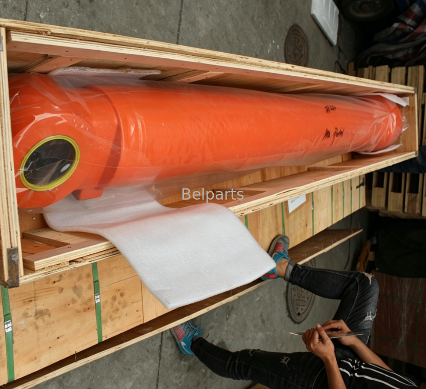 PC75UU-2 Hydraulic Boom Cylinder for Komatsu Excavator Spare Parts 21W-63-02131 Aftermarket High Quality