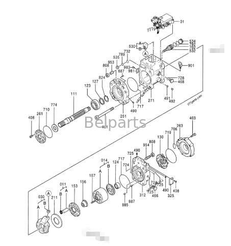 John Deere 650D 850D LC Pompa Hidraulik Utama 9276420 4635645 PG200042 FYA00003063 FYA00003076 Fit 650DLC 850DLC Suku Cadang Ekskavator