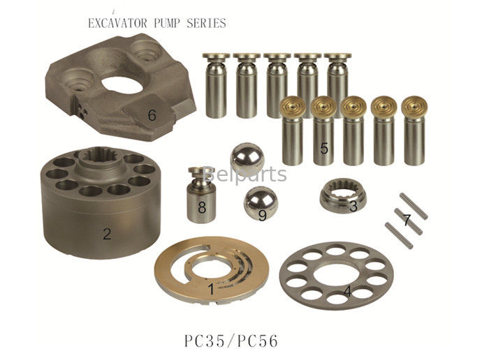 Belparts 708-3S-00512 Suku Cadang Excavator PC35 PC56 Suku Cadang Motor Hidrolik
