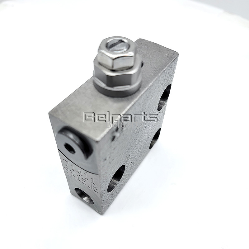 PC200-6 PC200-7 Suku Cadang Excavator Self Pressure Reducing Valve Assy 723-40-70100 723-90-61400