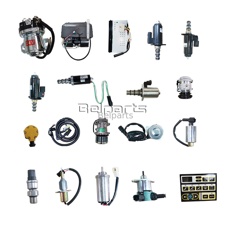 E320B E322B E322C Excavator Suku Cadang Listrik 116-3526 1163526 Model Perjalanan Final Drive Rotary Solenoid Valve