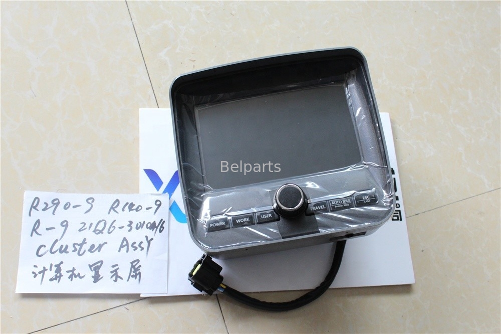 Pengontrol Excavator R520-9S R290LC-9 CLUSTER ASSY R140w-9 R200w-9 Panel Tampilan 21Q6-30102 21Q6-40300