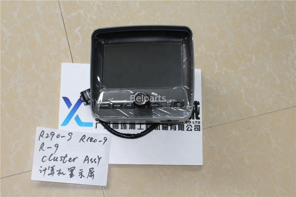 Pengontrol Excavator R520-9S R290LC-9 CLUSTER ASSY R140w-9 R200w-9 Panel Tampilan 21Q6-30102 21Q6-40300