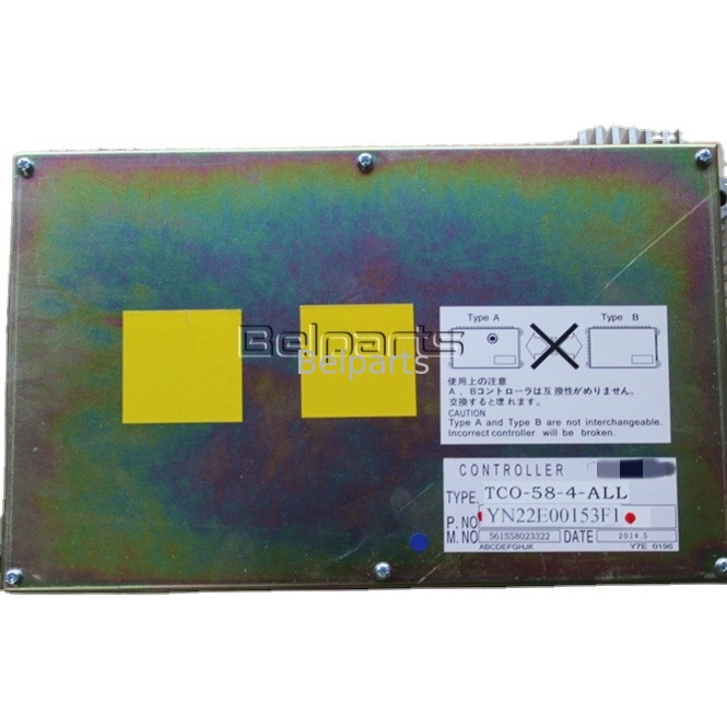 Mesin mesin SK210-6 SK210-6E SK200-6E Pengontrol Mesin YN22E00153F1 Papan Komputer untuk excavator