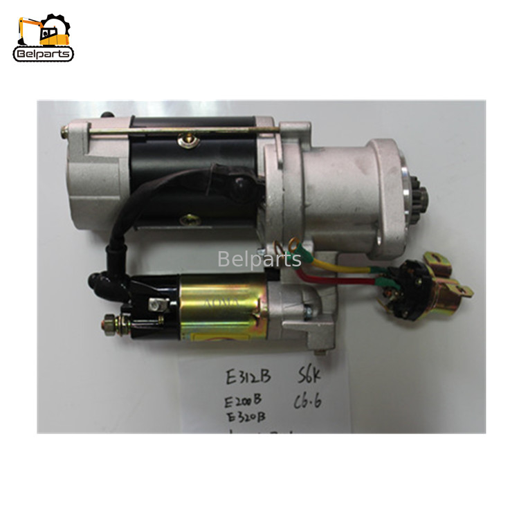 S6K S4K Excavator Mulai Motor E312B E200B E320B Mulai Motor Untuk Bidang Mesin