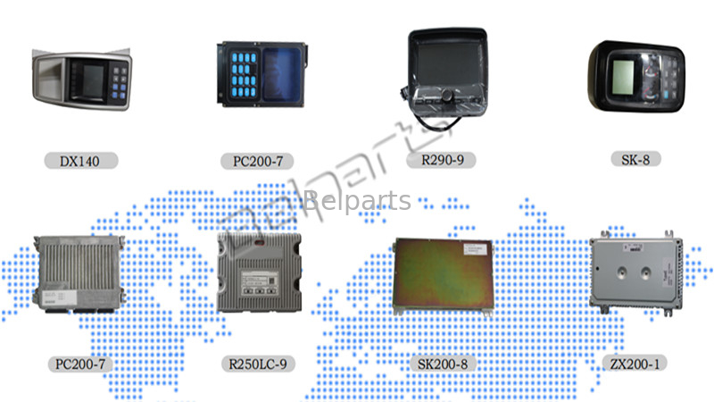 Monitor Excavator JCB220 JS200LC JCB200 Tampilan Layar Panel 332/K4244 704/50207