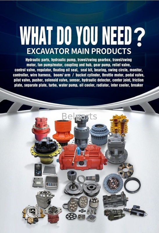 Belparts Excavator Part R305-7 6CT8.3 24V 10T 5.5KW Mulai Motor Untuk Bidang Mesin