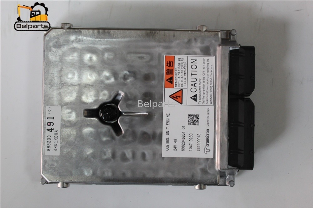 Belparts Mesin Ekskavator Papan Kontrol Komputer ECU ZX240-3 190DW 220DW 225DLC 4HK1 8-98233491-0 8982334910 Pengontrol