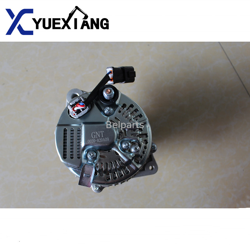 Belparts Excavator Alternator PC200-7 PC200-8 PC200-6 Generator 600-861-3420 600-821-6130 101211-7960 Engine 6D107