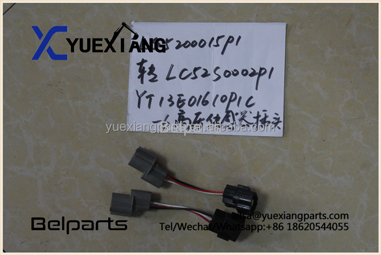 Suku Cadang Excavator Belparts LS5200015P1 LC52S0002P1 Steker Sensor Tekanan Tinggi YT13E01610P1C-6