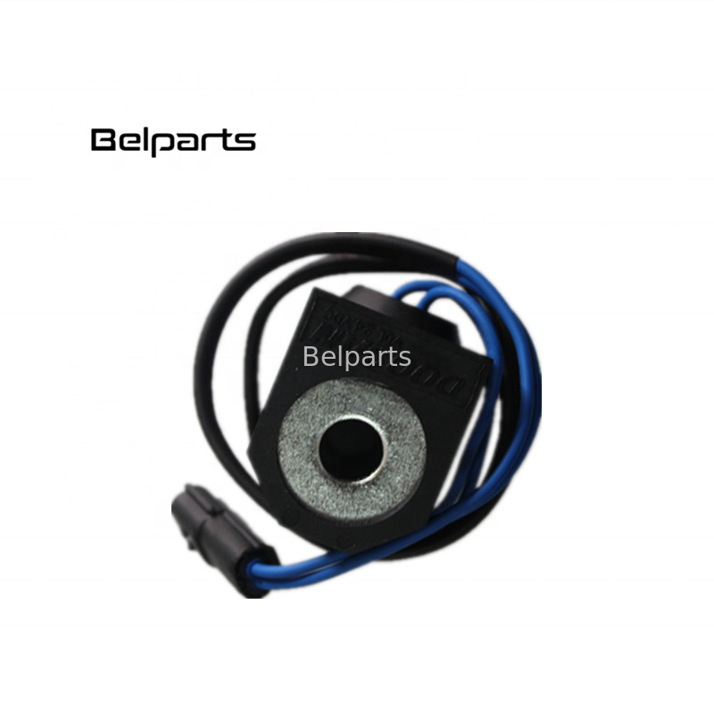 Belparts Excavator Bagian Listrik Magnet Coil 24V Elektromagnetik Coil DH Solenoid Coil untuk Penggali VDL24 DX470 DH220-5