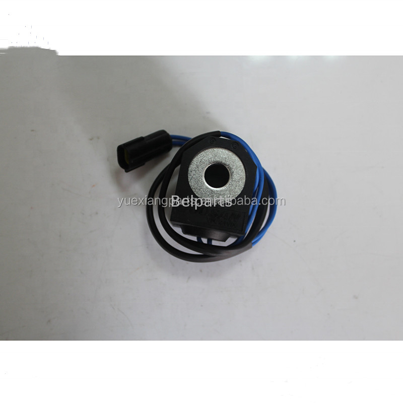Belparts Excavator Bagian Listrik Magnet Coil 24V Elektromagnetik Coil DH Solenoid Coil untuk Penggali VDL24 DX470 DH220-5