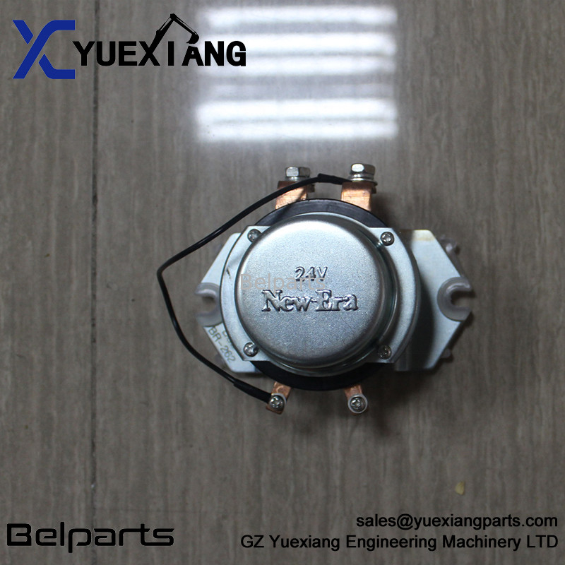 Belparts Suku Cadang Excavator EX60 EX120 EX200 EX300 Saklar Relay Baterai BR-266 24V 4255762 Relay Solenoid
