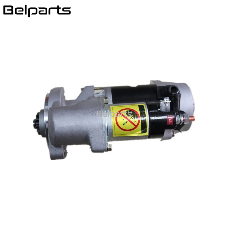 Suku Cadang Excavator Belparts Mesin SK200-8 SK330-8 J08C J05C J05E VH281002894A VH28100E0080 Motor Pemula 24V
