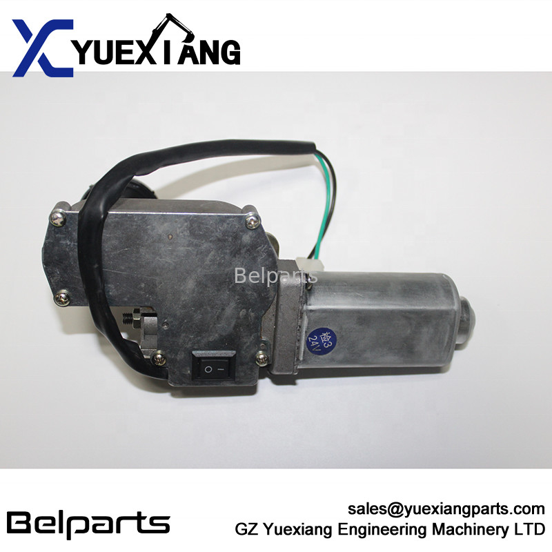 Excavator Bagian Listrik Kaca Depan 24V Hujan Majelis Wiper Motor Untuk SH120-3 SH100-3 SH200-3 SH200A3 SH200