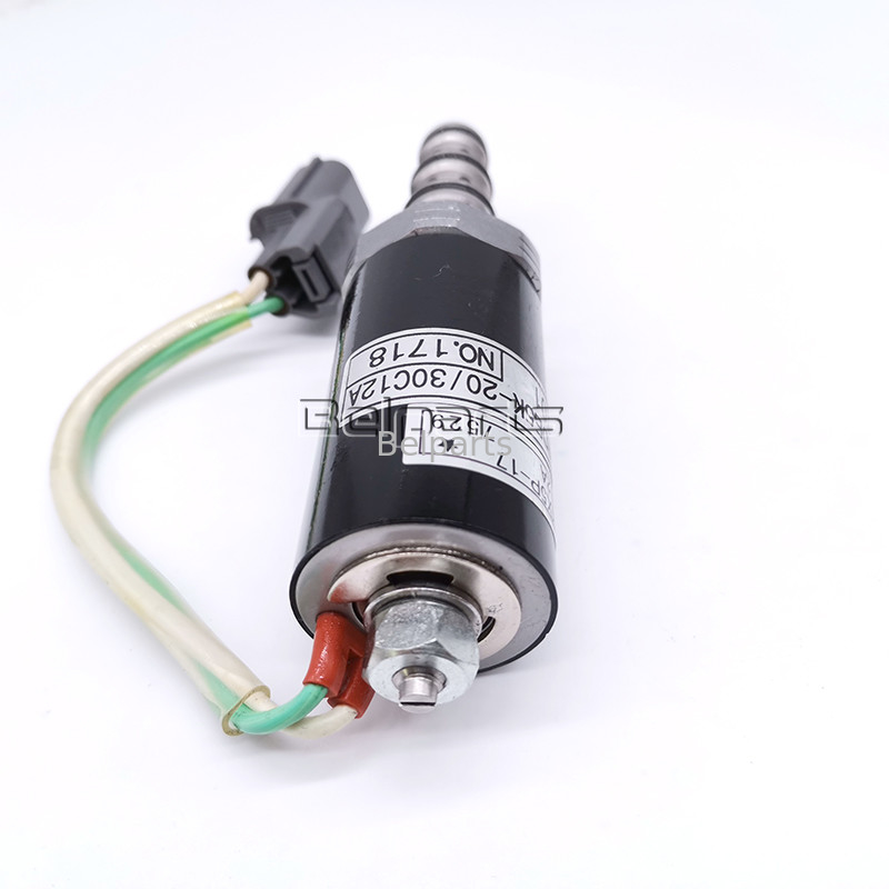 Bagian Excavator Hidrolik Kecil SK200-5 12A-101 12A-111 G24D12 G24Y12 Pompa Utama Solenoid Valve