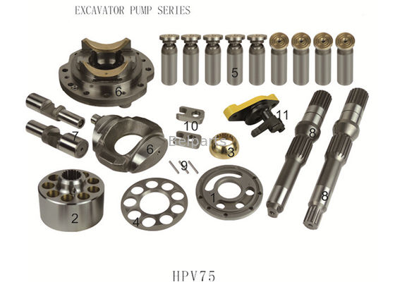 708-1W-00042 Pompa Hidraulik Assy HPV75 PC60-6 / 7